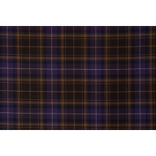 Medium Weight Hebridean Tartan Fabric - Scottish Peat